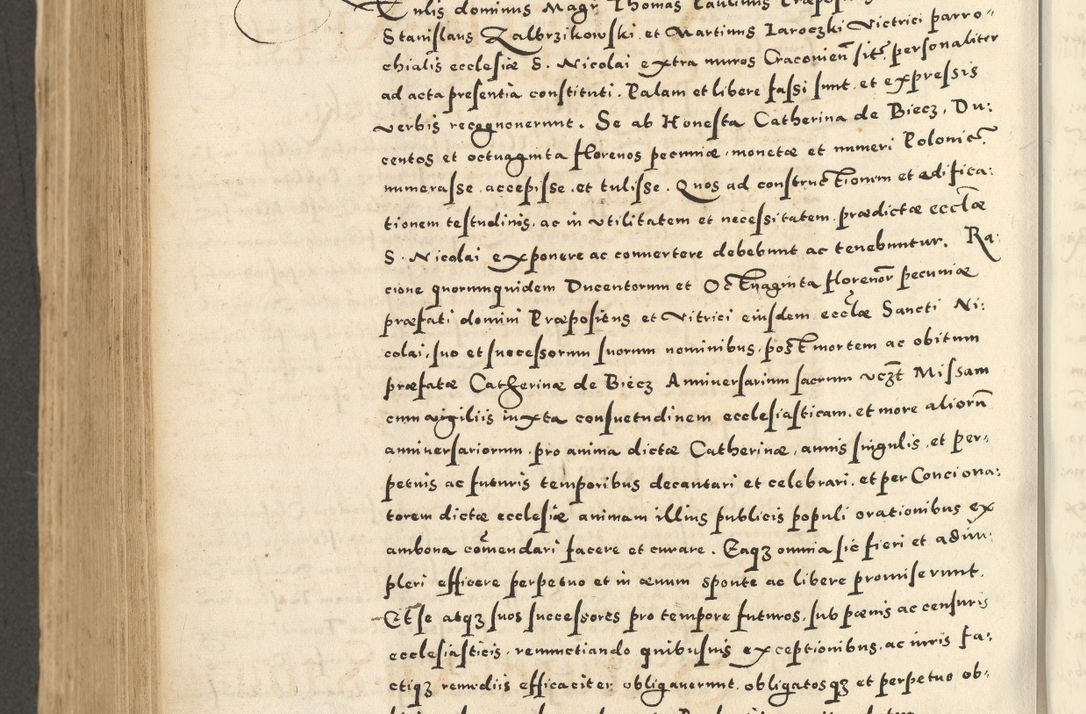 Zdjęcie nr 694 dla obiektu archiwalnego: Acta actorum causarum sententiarum deffinitiuarum, quam interloquutoriarum, decretorum, obligationum, procuratorum etc. coram Reverendo Domino Martino Izbienski de Rusiecz Archidiacono Posnaniensis, custode et in Spiritualibus Vicario generali officiali Cracoviensis, ad Annum Domini Millesimum quingentesimum Sexagesimum Nonum cuius indictio duodecima, Pontus Sanctissimi Pii Papae Quinti Annus quartus foeliciter continuantur
