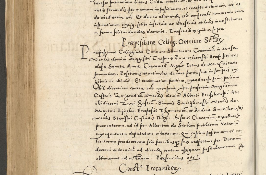 Zdjęcie nr 692 dla obiektu archiwalnego: Acta actorum causarum sententiarum deffinitiuarum, quam interloquutoriarum, decretorum, obligationum, procuratorum etc. coram Reverendo Domino Martino Izbienski de Rusiecz Archidiacono Posnaniensis, custode et in Spiritualibus Vicario generali officiali Cracoviensis, ad Annum Domini Millesimum quingentesimum Sexagesimum Nonum cuius indictio duodecima, Pontus Sanctissimi Pii Papae Quinti Annus quartus foeliciter continuantur