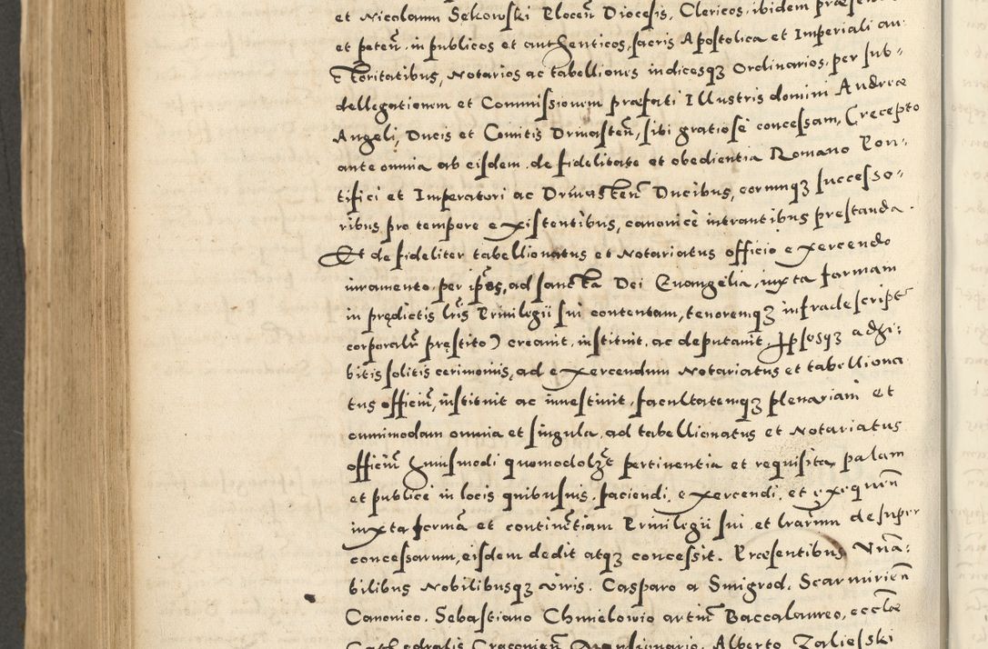 Zdjęcie nr 686 dla obiektu archiwalnego: Acta actorum causarum sententiarum deffinitiuarum, quam interloquutoriarum, decretorum, obligationum, procuratorum etc. coram Reverendo Domino Martino Izbienski de Rusiecz Archidiacono Posnaniensis, custode et in Spiritualibus Vicario generali officiali Cracoviensis, ad Annum Domini Millesimum quingentesimum Sexagesimum Nonum cuius indictio duodecima, Pontus Sanctissimi Pii Papae Quinti Annus quartus foeliciter continuantur