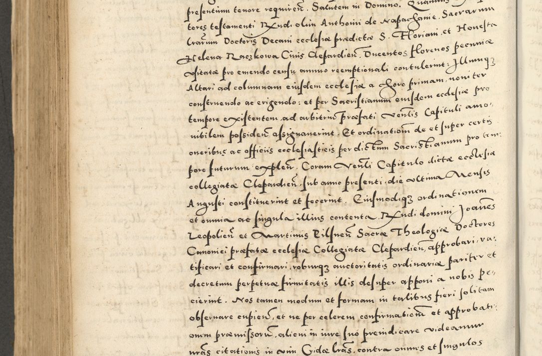 Zdjęcie nr 682 dla obiektu archiwalnego: Acta actorum causarum sententiarum deffinitiuarum, quam interloquutoriarum, decretorum, obligationum, procuratorum etc. coram Reverendo Domino Martino Izbienski de Rusiecz Archidiacono Posnaniensis, custode et in Spiritualibus Vicario generali officiali Cracoviensis, ad Annum Domini Millesimum quingentesimum Sexagesimum Nonum cuius indictio duodecima, Pontus Sanctissimi Pii Papae Quinti Annus quartus foeliciter continuantur