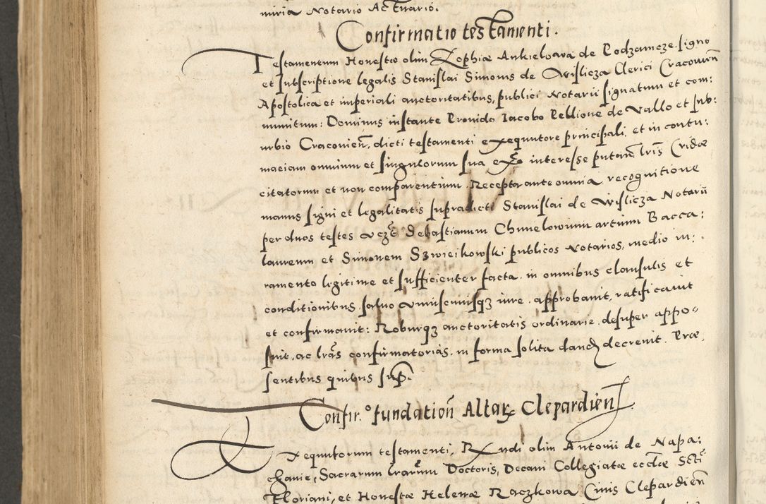 Zdjęcie nr 678 dla obiektu archiwalnego: Acta actorum causarum sententiarum deffinitiuarum, quam interloquutoriarum, decretorum, obligationum, procuratorum etc. coram Reverendo Domino Martino Izbienski de Rusiecz Archidiacono Posnaniensis, custode et in Spiritualibus Vicario generali officiali Cracoviensis, ad Annum Domini Millesimum quingentesimum Sexagesimum Nonum cuius indictio duodecima, Pontus Sanctissimi Pii Papae Quinti Annus quartus foeliciter continuantur