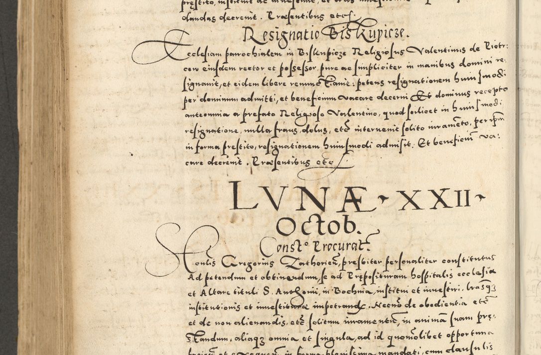 Zdjęcie nr 664 dla obiektu archiwalnego: Acta actorum causarum sententiarum deffinitiuarum, quam interloquutoriarum, decretorum, obligationum, procuratorum etc. coram Reverendo Domino Martino Izbienski de Rusiecz Archidiacono Posnaniensis, custode et in Spiritualibus Vicario generali officiali Cracoviensis, ad Annum Domini Millesimum quingentesimum Sexagesimum Nonum cuius indictio duodecima, Pontus Sanctissimi Pii Papae Quinti Annus quartus foeliciter continuantur