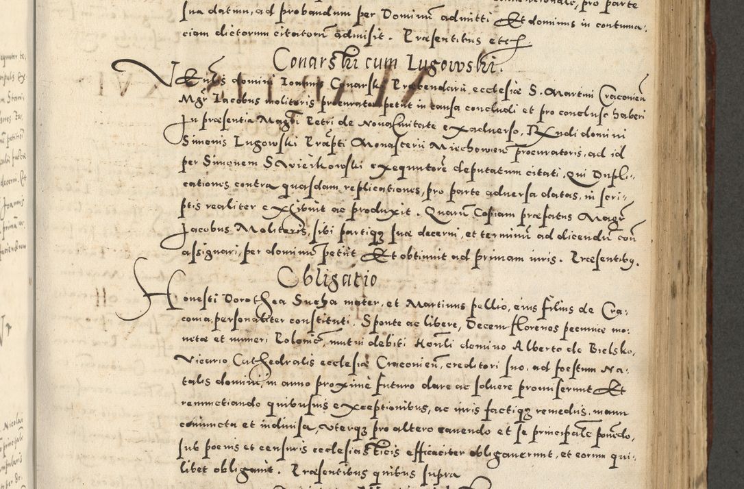 Zdjęcie nr 659 dla obiektu archiwalnego: Acta actorum causarum sententiarum deffinitiuarum, quam interloquutoriarum, decretorum, obligationum, procuratorum etc. coram Reverendo Domino Martino Izbienski de Rusiecz Archidiacono Posnaniensis, custode et in Spiritualibus Vicario generali officiali Cracoviensis, ad Annum Domini Millesimum quingentesimum Sexagesimum Nonum cuius indictio duodecima, Pontus Sanctissimi Pii Papae Quinti Annus quartus foeliciter continuantur