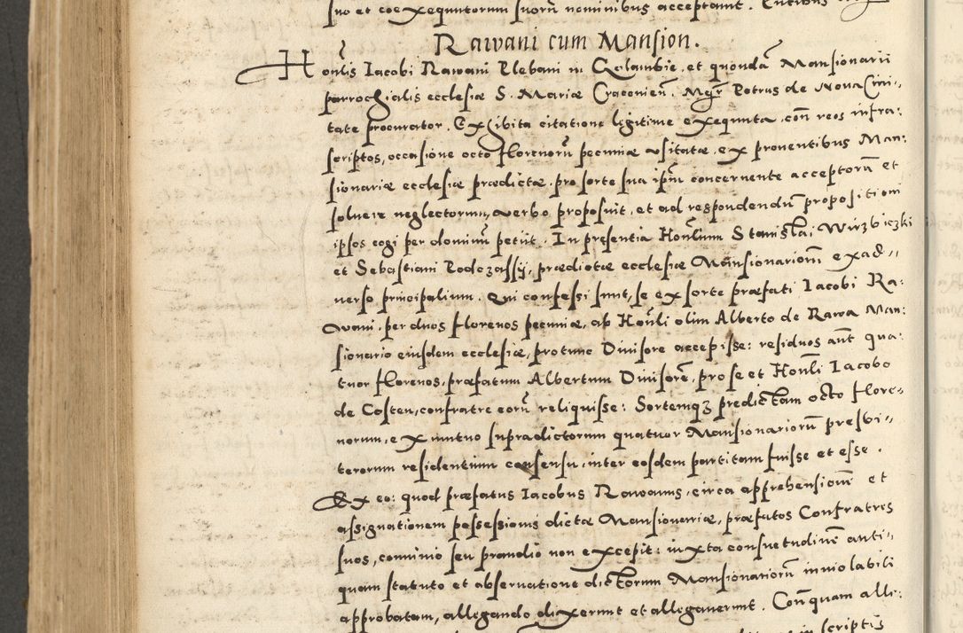 Zdjęcie nr 656 dla obiektu archiwalnego: Acta actorum causarum sententiarum deffinitiuarum, quam interloquutoriarum, decretorum, obligationum, procuratorum etc. coram Reverendo Domino Martino Izbienski de Rusiecz Archidiacono Posnaniensis, custode et in Spiritualibus Vicario generali officiali Cracoviensis, ad Annum Domini Millesimum quingentesimum Sexagesimum Nonum cuius indictio duodecima, Pontus Sanctissimi Pii Papae Quinti Annus quartus foeliciter continuantur