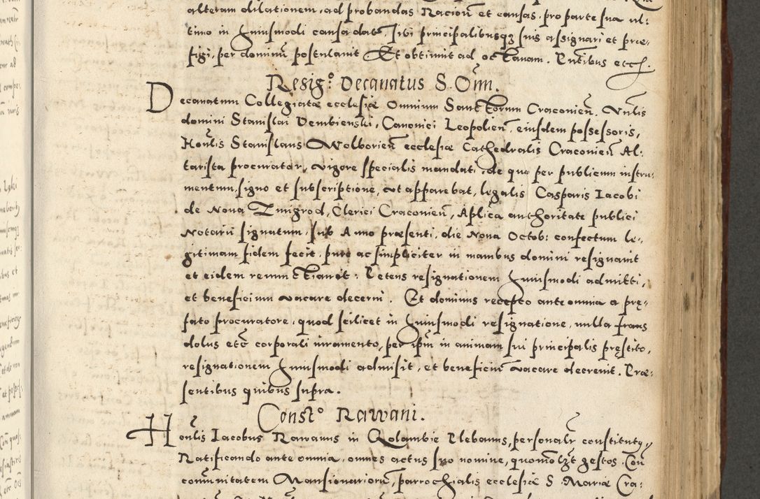 Zdjęcie nr 655 dla obiektu archiwalnego: Acta actorum causarum sententiarum deffinitiuarum, quam interloquutoriarum, decretorum, obligationum, procuratorum etc. coram Reverendo Domino Martino Izbienski de Rusiecz Archidiacono Posnaniensis, custode et in Spiritualibus Vicario generali officiali Cracoviensis, ad Annum Domini Millesimum quingentesimum Sexagesimum Nonum cuius indictio duodecima, Pontus Sanctissimi Pii Papae Quinti Annus quartus foeliciter continuantur