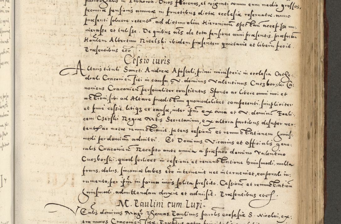 Zdjęcie nr 651 dla obiektu archiwalnego: Acta actorum causarum sententiarum deffinitiuarum, quam interloquutoriarum, decretorum, obligationum, procuratorum etc. coram Reverendo Domino Martino Izbienski de Rusiecz Archidiacono Posnaniensis, custode et in Spiritualibus Vicario generali officiali Cracoviensis, ad Annum Domini Millesimum quingentesimum Sexagesimum Nonum cuius indictio duodecima, Pontus Sanctissimi Pii Papae Quinti Annus quartus foeliciter continuantur