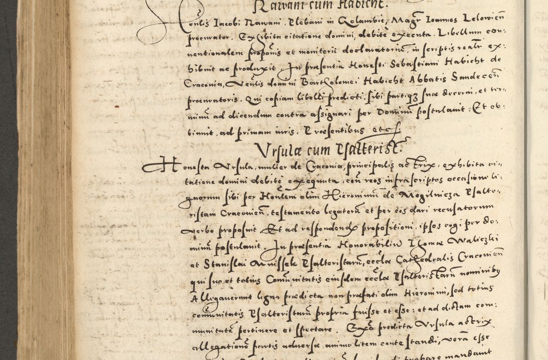 Zdjęcie nr 648 dla obiektu archiwalnego: Acta actorum causarum sententiarum deffinitiuarum, quam interloquutoriarum, decretorum, obligationum, procuratorum etc. coram Reverendo Domino Martino Izbienski de Rusiecz Archidiacono Posnaniensis, custode et in Spiritualibus Vicario generali officiali Cracoviensis, ad Annum Domini Millesimum quingentesimum Sexagesimum Nonum cuius indictio duodecima, Pontus Sanctissimi Pii Papae Quinti Annus quartus foeliciter continuantur