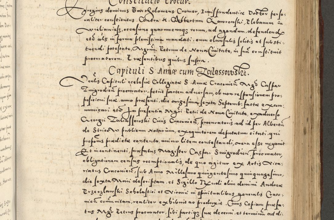 Zdjęcie nr 643 dla obiektu archiwalnego: Acta actorum causarum sententiarum deffinitiuarum, quam interloquutoriarum, decretorum, obligationum, procuratorum etc. coram Reverendo Domino Martino Izbienski de Rusiecz Archidiacono Posnaniensis, custode et in Spiritualibus Vicario generali officiali Cracoviensis, ad Annum Domini Millesimum quingentesimum Sexagesimum Nonum cuius indictio duodecima, Pontus Sanctissimi Pii Papae Quinti Annus quartus foeliciter continuantur