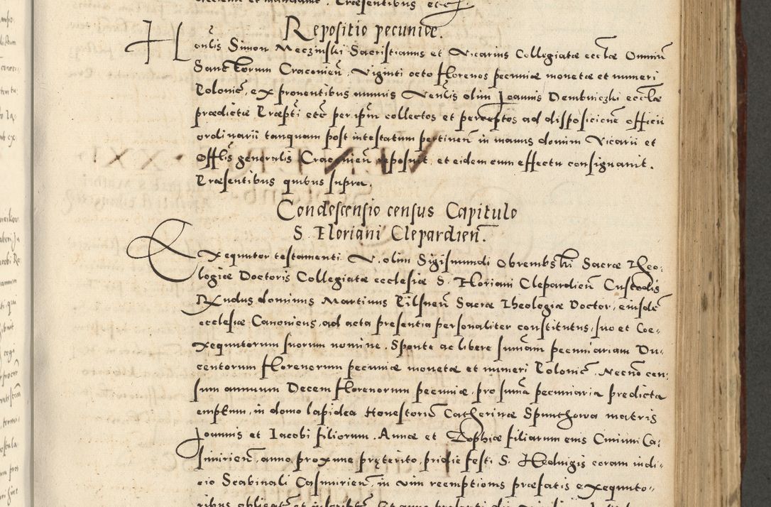 Zdjęcie nr 631 dla obiektu archiwalnego: Acta actorum causarum sententiarum deffinitiuarum, quam interloquutoriarum, decretorum, obligationum, procuratorum etc. coram Reverendo Domino Martino Izbienski de Rusiecz Archidiacono Posnaniensis, custode et in Spiritualibus Vicario generali officiali Cracoviensis, ad Annum Domini Millesimum quingentesimum Sexagesimum Nonum cuius indictio duodecima, Pontus Sanctissimi Pii Papae Quinti Annus quartus foeliciter continuantur