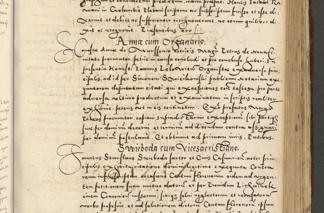Zdjęcie nr 623 dla obiektu archiwalnego: Acta actorum causarum sententiarum deffinitiuarum, quam interloquutoriarum, decretorum, obligationum, procuratorum etc. coram Reverendo Domino Martino Izbienski de Rusiecz Archidiacono Posnaniensis, custode et in Spiritualibus Vicario generali officiali Cracoviensis, ad Annum Domini Millesimum quingentesimum Sexagesimum Nonum cuius indictio duodecima, Pontus Sanctissimi Pii Papae Quinti Annus quartus foeliciter continuantur