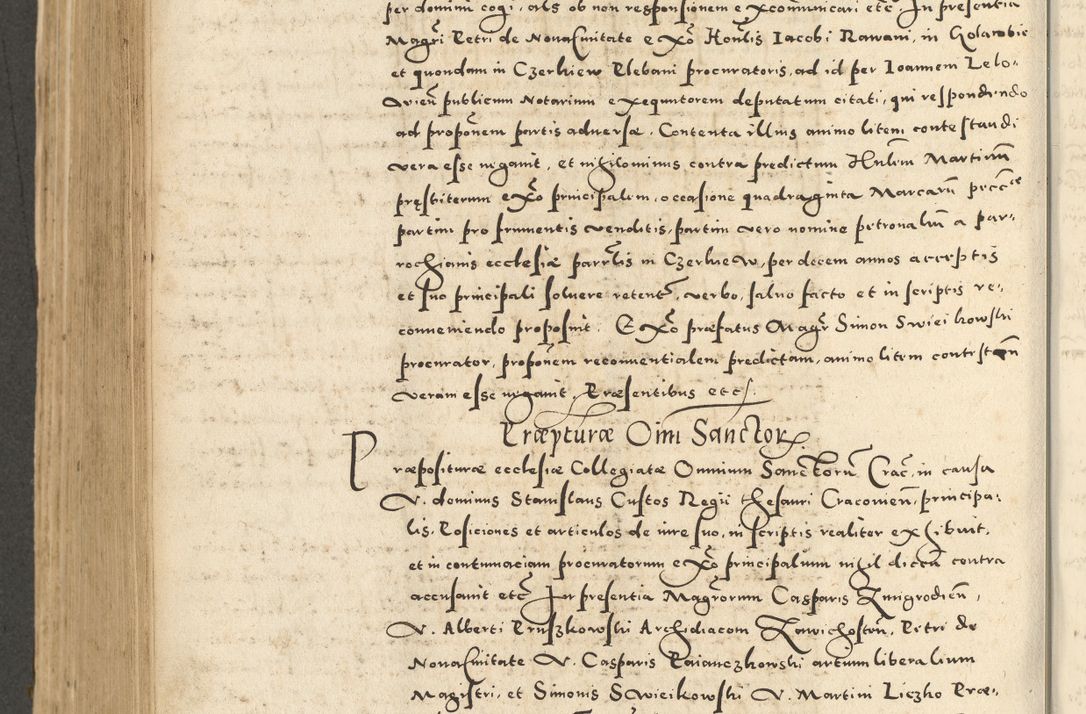 Zdjęcie nr 610 dla obiektu archiwalnego: Acta actorum causarum sententiarum deffinitiuarum, quam interloquutoriarum, decretorum, obligationum, procuratorum etc. coram Reverendo Domino Martino Izbienski de Rusiecz Archidiacono Posnaniensis, custode et in Spiritualibus Vicario generali officiali Cracoviensis, ad Annum Domini Millesimum quingentesimum Sexagesimum Nonum cuius indictio duodecima, Pontus Sanctissimi Pii Papae Quinti Annus quartus foeliciter continuantur