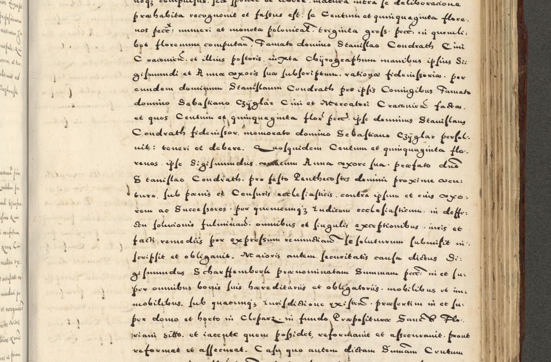Zdjęcie nr 997 dla obiektu archiwalnego: Acta actorum causarum sententiarum deffinitiuarum, quam interloquutoriarum, decretorum, obligationum, procuratorum etc. coram Reverendo Domino Martino Izbienski de Rusiecz Archidiacono Posnaniensis, custode et in Spiritualibus Vicario generali officiali Cracoviensis, ad Annum Domini Millesimum quingentesimum Sexagesimum Nonum cuius indictio duodecima, Pontus Sanctissimi Pii Papae Quinti Annus quartus foeliciter continuantur