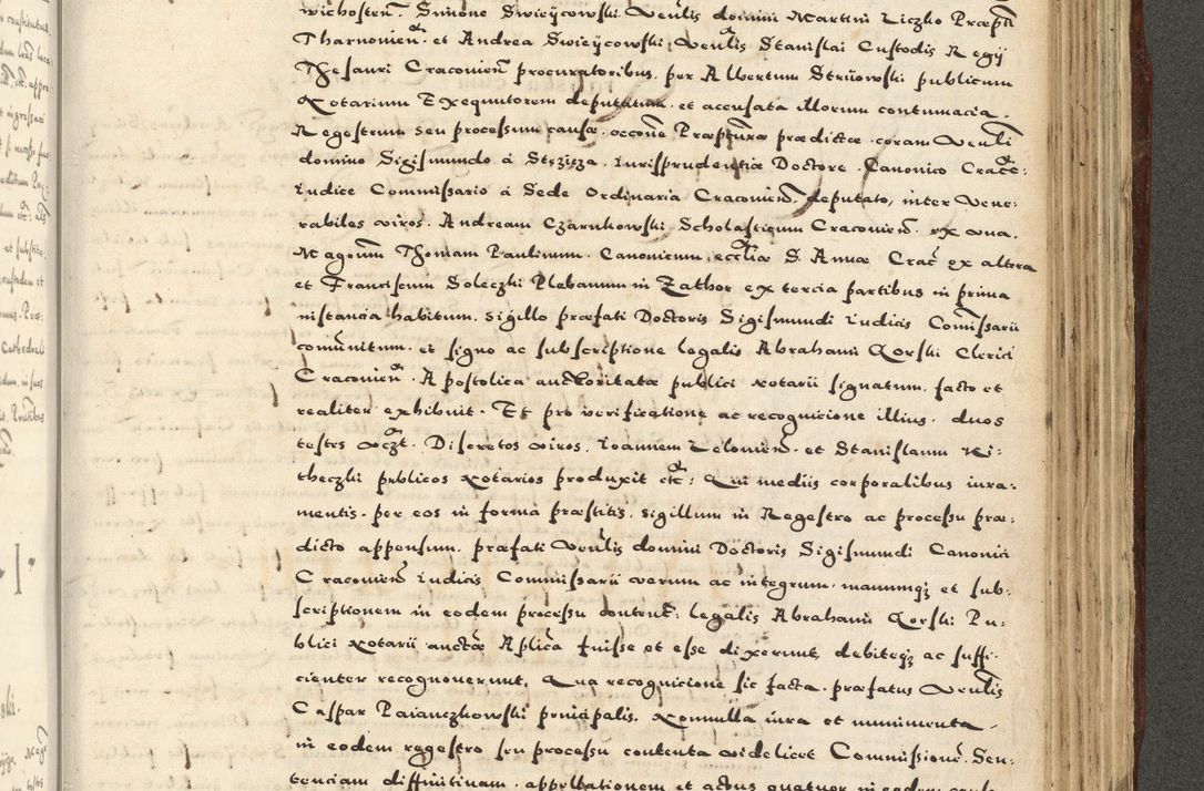 Zdjęcie nr 993 dla obiektu archiwalnego: Acta actorum causarum sententiarum deffinitiuarum, quam interloquutoriarum, decretorum, obligationum, procuratorum etc. coram Reverendo Domino Martino Izbienski de Rusiecz Archidiacono Posnaniensis, custode et in Spiritualibus Vicario generali officiali Cracoviensis, ad Annum Domini Millesimum quingentesimum Sexagesimum Nonum cuius indictio duodecima, Pontus Sanctissimi Pii Papae Quinti Annus quartus foeliciter continuantur