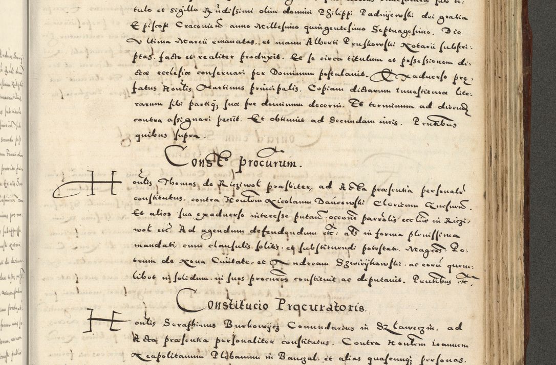 Zdjęcie nr 995 dla obiektu archiwalnego: Acta actorum causarum sententiarum deffinitiuarum, quam interloquutoriarum, decretorum, obligationum, procuratorum etc. coram Reverendo Domino Martino Izbienski de Rusiecz Archidiacono Posnaniensis, custode et in Spiritualibus Vicario generali officiali Cracoviensis, ad Annum Domini Millesimum quingentesimum Sexagesimum Nonum cuius indictio duodecima, Pontus Sanctissimi Pii Papae Quinti Annus quartus foeliciter continuantur