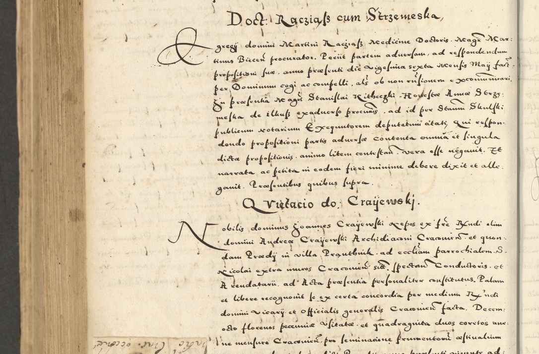 Zdjęcie nr 976 dla obiektu archiwalnego: Acta actorum causarum sententiarum deffinitiuarum, quam interloquutoriarum, decretorum, obligationum, procuratorum etc. coram Reverendo Domino Martino Izbienski de Rusiecz Archidiacono Posnaniensis, custode et in Spiritualibus Vicario generali officiali Cracoviensis, ad Annum Domini Millesimum quingentesimum Sexagesimum Nonum cuius indictio duodecima, Pontus Sanctissimi Pii Papae Quinti Annus quartus foeliciter continuantur