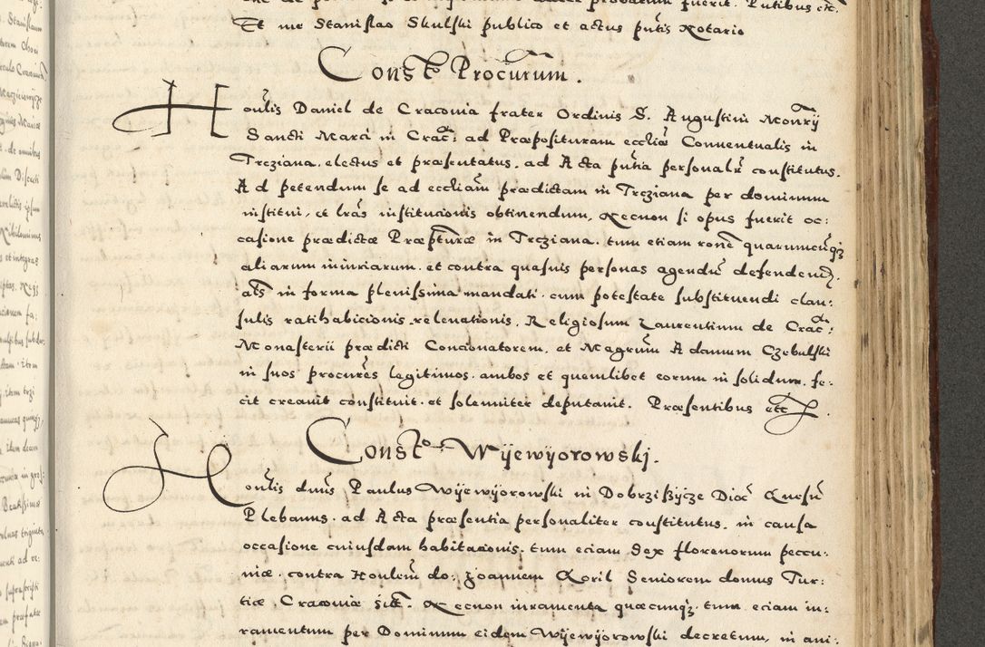 Zdjęcie nr 971 dla obiektu archiwalnego: Acta actorum causarum sententiarum deffinitiuarum, quam interloquutoriarum, decretorum, obligationum, procuratorum etc. coram Reverendo Domino Martino Izbienski de Rusiecz Archidiacono Posnaniensis, custode et in Spiritualibus Vicario generali officiali Cracoviensis, ad Annum Domini Millesimum quingentesimum Sexagesimum Nonum cuius indictio duodecima, Pontus Sanctissimi Pii Papae Quinti Annus quartus foeliciter continuantur