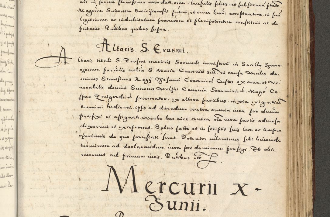 Zdjęcie nr 967 dla obiektu archiwalnego: Acta actorum causarum sententiarum deffinitiuarum, quam interloquutoriarum, decretorum, obligationum, procuratorum etc. coram Reverendo Domino Martino Izbienski de Rusiecz Archidiacono Posnaniensis, custode et in Spiritualibus Vicario generali officiali Cracoviensis, ad Annum Domini Millesimum quingentesimum Sexagesimum Nonum cuius indictio duodecima, Pontus Sanctissimi Pii Papae Quinti Annus quartus foeliciter continuantur