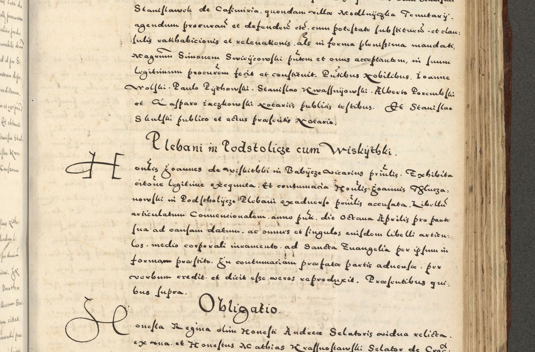 Zdjęcie nr 959 dla obiektu archiwalnego: Acta actorum causarum sententiarum deffinitiuarum, quam interloquutoriarum, decretorum, obligationum, procuratorum etc. coram Reverendo Domino Martino Izbienski de Rusiecz Archidiacono Posnaniensis, custode et in Spiritualibus Vicario generali officiali Cracoviensis, ad Annum Domini Millesimum quingentesimum Sexagesimum Nonum cuius indictio duodecima, Pontus Sanctissimi Pii Papae Quinti Annus quartus foeliciter continuantur