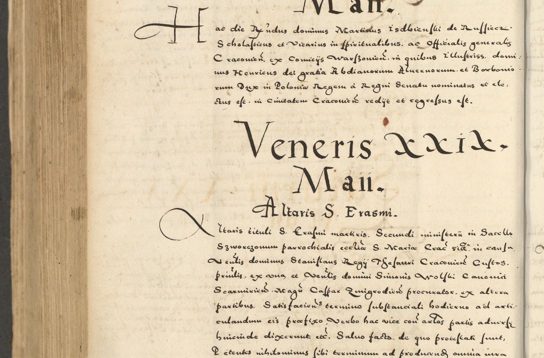 Zdjęcie nr 956 dla obiektu archiwalnego: Acta actorum causarum sententiarum deffinitiuarum, quam interloquutoriarum, decretorum, obligationum, procuratorum etc. coram Reverendo Domino Martino Izbienski de Rusiecz Archidiacono Posnaniensis, custode et in Spiritualibus Vicario generali officiali Cracoviensis, ad Annum Domini Millesimum quingentesimum Sexagesimum Nonum cuius indictio duodecima, Pontus Sanctissimi Pii Papae Quinti Annus quartus foeliciter continuantur