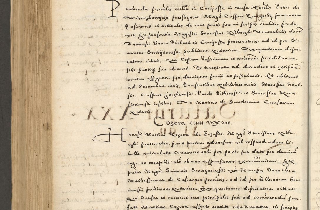Zdjęcie nr 958 dla obiektu archiwalnego: Acta actorum causarum sententiarum deffinitiuarum, quam interloquutoriarum, decretorum, obligationum, procuratorum etc. coram Reverendo Domino Martino Izbienski de Rusiecz Archidiacono Posnaniensis, custode et in Spiritualibus Vicario generali officiali Cracoviensis, ad Annum Domini Millesimum quingentesimum Sexagesimum Nonum cuius indictio duodecima, Pontus Sanctissimi Pii Papae Quinti Annus quartus foeliciter continuantur