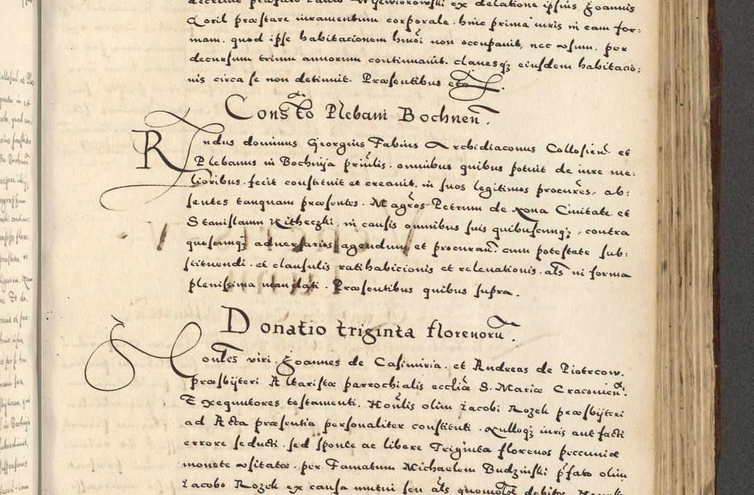 Zdjęcie nr 961 dla obiektu archiwalnego: Acta actorum causarum sententiarum deffinitiuarum, quam interloquutoriarum, decretorum, obligationum, procuratorum etc. coram Reverendo Domino Martino Izbienski de Rusiecz Archidiacono Posnaniensis, custode et in Spiritualibus Vicario generali officiali Cracoviensis, ad Annum Domini Millesimum quingentesimum Sexagesimum Nonum cuius indictio duodecima, Pontus Sanctissimi Pii Papae Quinti Annus quartus foeliciter continuantur