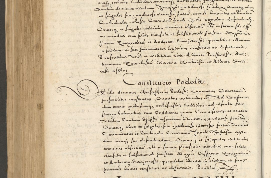 Zdjęcie nr 944 dla obiektu archiwalnego: Acta actorum causarum sententiarum deffinitiuarum, quam interloquutoriarum, decretorum, obligationum, procuratorum etc. coram Reverendo Domino Martino Izbienski de Rusiecz Archidiacono Posnaniensis, custode et in Spiritualibus Vicario generali officiali Cracoviensis, ad Annum Domini Millesimum quingentesimum Sexagesimum Nonum cuius indictio duodecima, Pontus Sanctissimi Pii Papae Quinti Annus quartus foeliciter continuantur