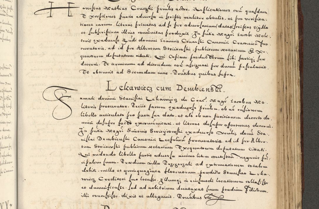 Zdjęcie nr 947 dla obiektu archiwalnego: Acta actorum causarum sententiarum deffinitiuarum, quam interloquutoriarum, decretorum, obligationum, procuratorum etc. coram Reverendo Domino Martino Izbienski de Rusiecz Archidiacono Posnaniensis, custode et in Spiritualibus Vicario generali officiali Cracoviensis, ad Annum Domini Millesimum quingentesimum Sexagesimum Nonum cuius indictio duodecima, Pontus Sanctissimi Pii Papae Quinti Annus quartus foeliciter continuantur