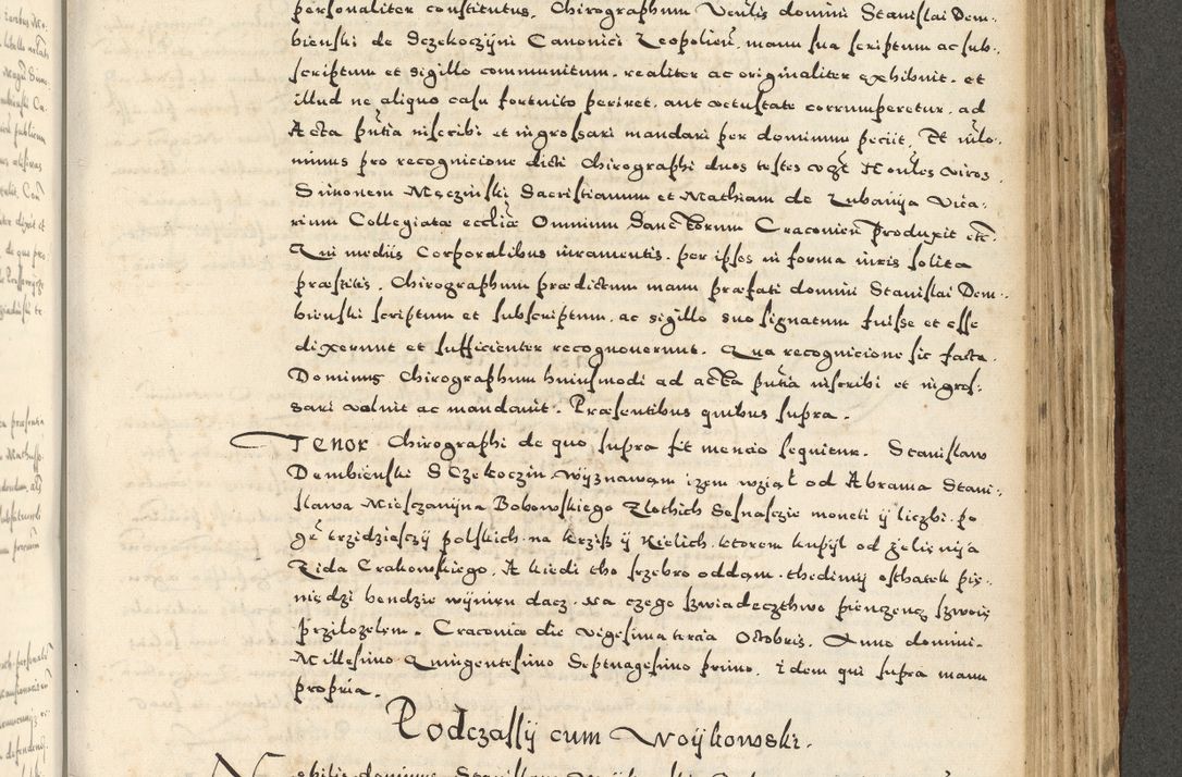 Zdjęcie nr 943 dla obiektu archiwalnego: Acta actorum causarum sententiarum deffinitiuarum, quam interloquutoriarum, decretorum, obligationum, procuratorum etc. coram Reverendo Domino Martino Izbienski de Rusiecz Archidiacono Posnaniensis, custode et in Spiritualibus Vicario generali officiali Cracoviensis, ad Annum Domini Millesimum quingentesimum Sexagesimum Nonum cuius indictio duodecima, Pontus Sanctissimi Pii Papae Quinti Annus quartus foeliciter continuantur