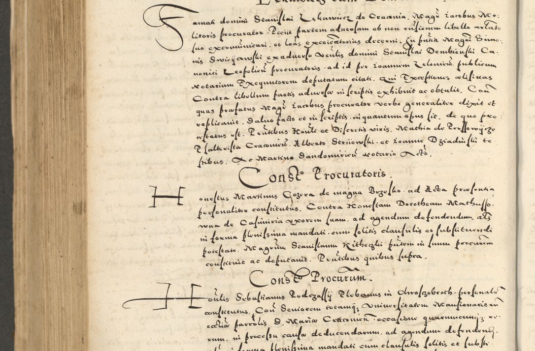 Zdjęcie nr 942 dla obiektu archiwalnego: Acta actorum causarum sententiarum deffinitiuarum, quam interloquutoriarum, decretorum, obligationum, procuratorum etc. coram Reverendo Domino Martino Izbienski de Rusiecz Archidiacono Posnaniensis, custode et in Spiritualibus Vicario generali officiali Cracoviensis, ad Annum Domini Millesimum quingentesimum Sexagesimum Nonum cuius indictio duodecima, Pontus Sanctissimi Pii Papae Quinti Annus quartus foeliciter continuantur
