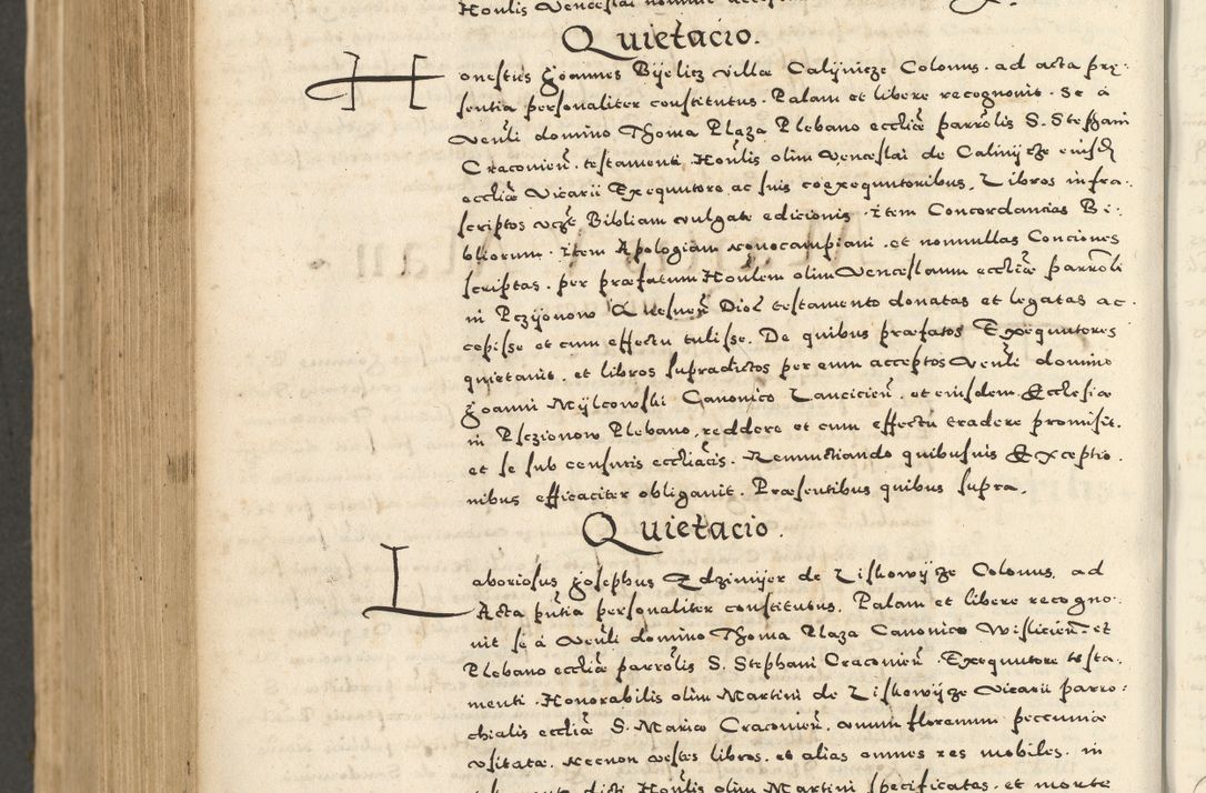 Zdjęcie nr 934 dla obiektu archiwalnego: Acta actorum causarum sententiarum deffinitiuarum, quam interloquutoriarum, decretorum, obligationum, procuratorum etc. coram Reverendo Domino Martino Izbienski de Rusiecz Archidiacono Posnaniensis, custode et in Spiritualibus Vicario generali officiali Cracoviensis, ad Annum Domini Millesimum quingentesimum Sexagesimum Nonum cuius indictio duodecima, Pontus Sanctissimi Pii Papae Quinti Annus quartus foeliciter continuantur