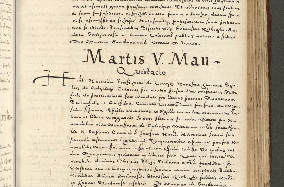 Zdjęcie nr 933 dla obiektu archiwalnego: Acta actorum causarum sententiarum deffinitiuarum, quam interloquutoriarum, decretorum, obligationum, procuratorum etc. coram Reverendo Domino Martino Izbienski de Rusiecz Archidiacono Posnaniensis, custode et in Spiritualibus Vicario generali officiali Cracoviensis, ad Annum Domini Millesimum quingentesimum Sexagesimum Nonum cuius indictio duodecima, Pontus Sanctissimi Pii Papae Quinti Annus quartus foeliciter continuantur