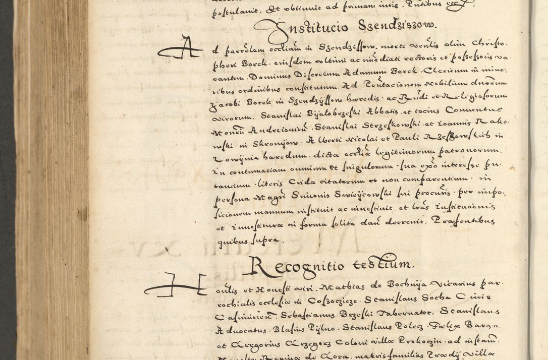 Zdjęcie nr 924 dla obiektu archiwalnego: Acta actorum causarum sententiarum deffinitiuarum, quam interloquutoriarum, decretorum, obligationum, procuratorum etc. coram Reverendo Domino Martino Izbienski de Rusiecz Archidiacono Posnaniensis, custode et in Spiritualibus Vicario generali officiali Cracoviensis, ad Annum Domini Millesimum quingentesimum Sexagesimum Nonum cuius indictio duodecima, Pontus Sanctissimi Pii Papae Quinti Annus quartus foeliciter continuantur