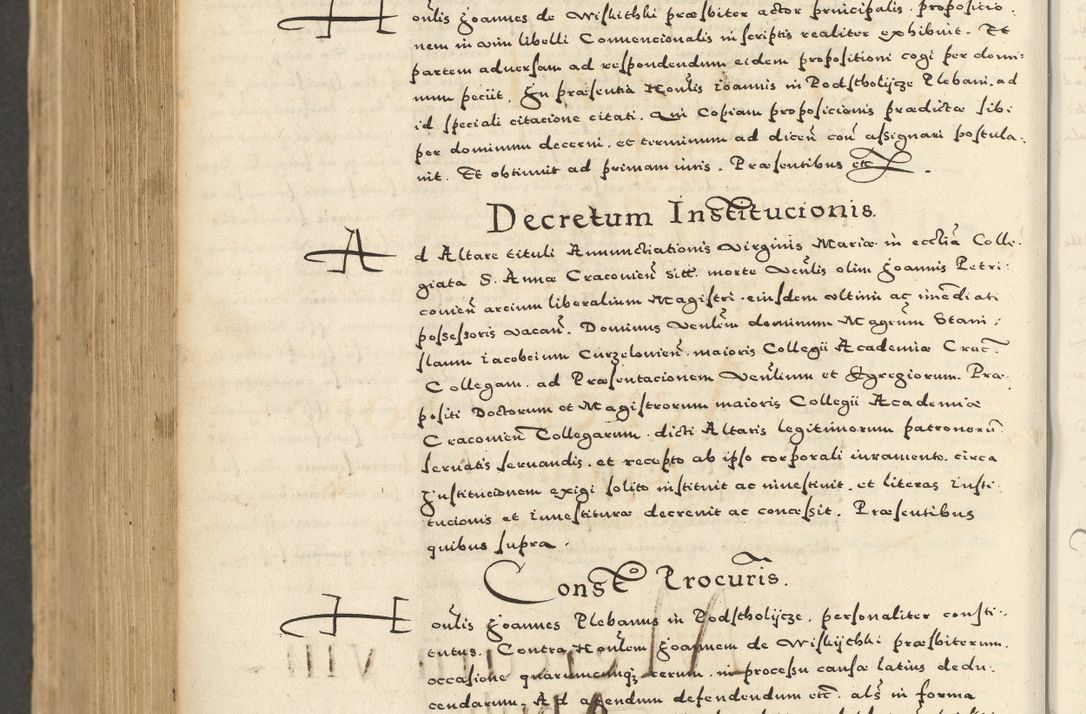 Zdjęcie nr 920 dla obiektu archiwalnego: Acta actorum causarum sententiarum deffinitiuarum, quam interloquutoriarum, decretorum, obligationum, procuratorum etc. coram Reverendo Domino Martino Izbienski de Rusiecz Archidiacono Posnaniensis, custode et in Spiritualibus Vicario generali officiali Cracoviensis, ad Annum Domini Millesimum quingentesimum Sexagesimum Nonum cuius indictio duodecima, Pontus Sanctissimi Pii Papae Quinti Annus quartus foeliciter continuantur