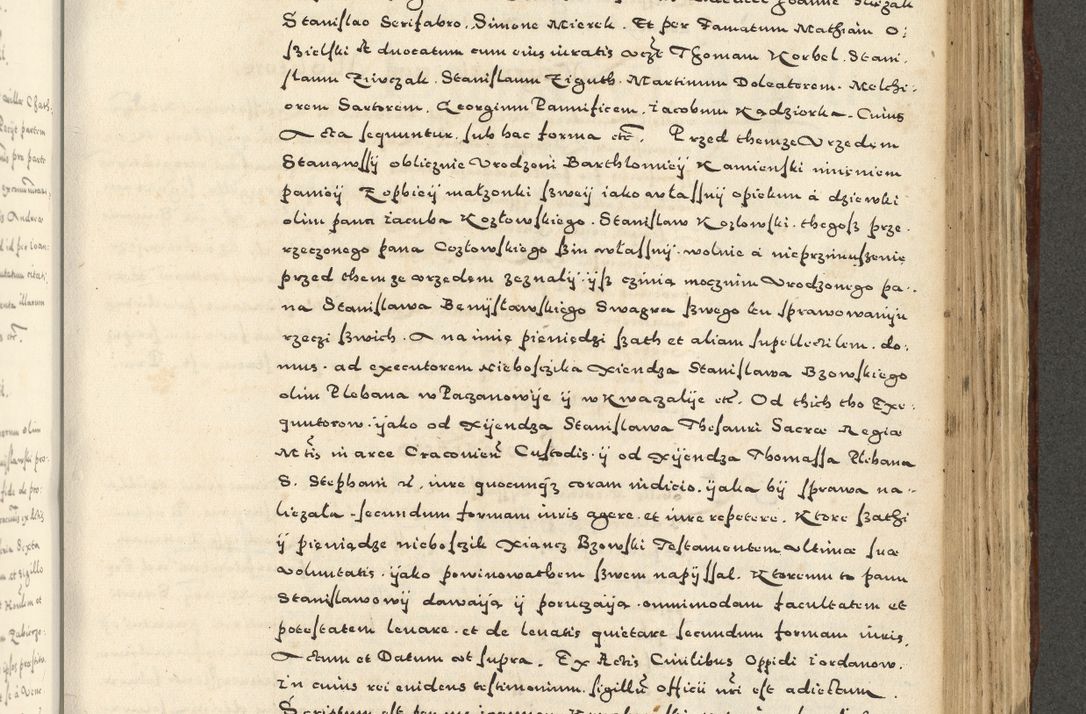Zdjęcie nr 915 dla obiektu archiwalnego: Acta actorum causarum sententiarum deffinitiuarum, quam interloquutoriarum, decretorum, obligationum, procuratorum etc. coram Reverendo Domino Martino Izbienski de Rusiecz Archidiacono Posnaniensis, custode et in Spiritualibus Vicario generali officiali Cracoviensis, ad Annum Domini Millesimum quingentesimum Sexagesimum Nonum cuius indictio duodecima, Pontus Sanctissimi Pii Papae Quinti Annus quartus foeliciter continuantur