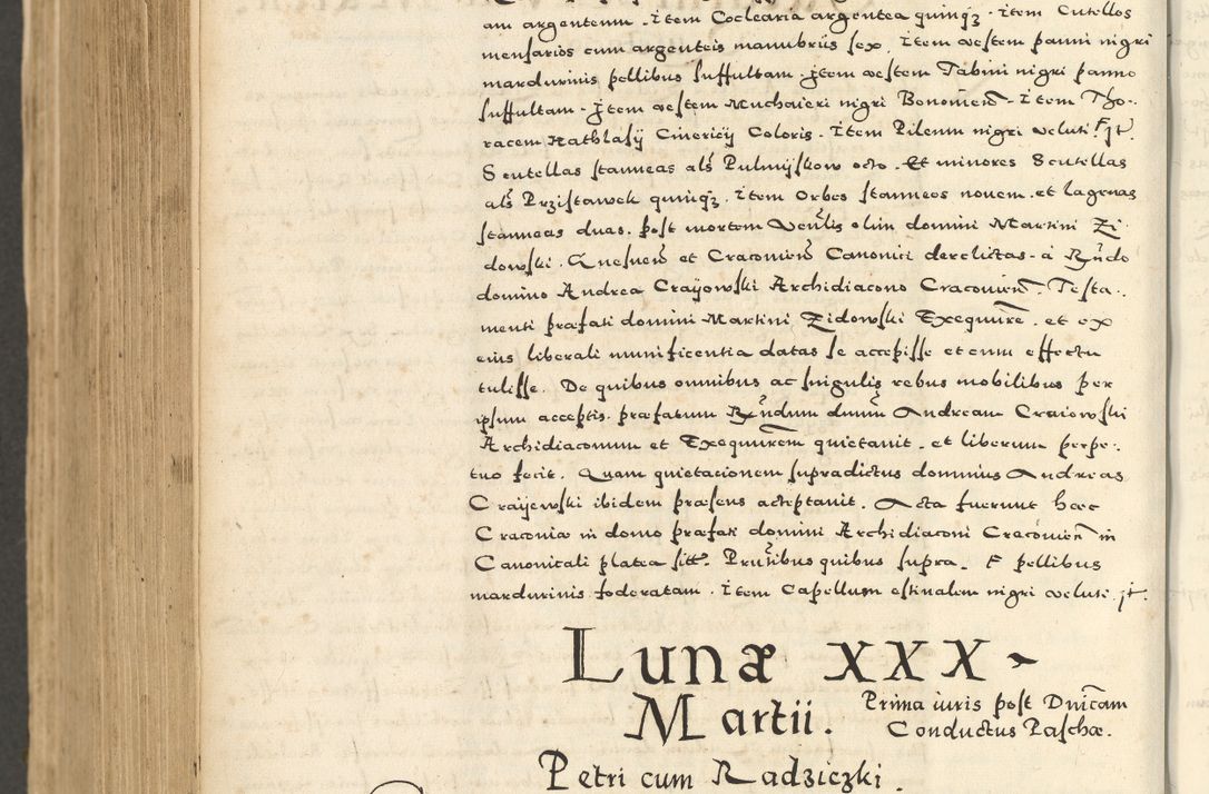Zdjęcie nr 910 dla obiektu archiwalnego: Acta actorum causarum sententiarum deffinitiuarum, quam interloquutoriarum, decretorum, obligationum, procuratorum etc. coram Reverendo Domino Martino Izbienski de Rusiecz Archidiacono Posnaniensis, custode et in Spiritualibus Vicario generali officiali Cracoviensis, ad Annum Domini Millesimum quingentesimum Sexagesimum Nonum cuius indictio duodecima, Pontus Sanctissimi Pii Papae Quinti Annus quartus foeliciter continuantur