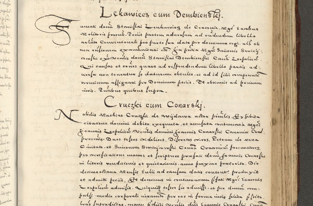 Zdjęcie nr 901 dla obiektu archiwalnego: Acta actorum causarum sententiarum deffinitiuarum, quam interloquutoriarum, decretorum, obligationum, procuratorum etc. coram Reverendo Domino Martino Izbienski de Rusiecz Archidiacono Posnaniensis, custode et in Spiritualibus Vicario generali officiali Cracoviensis, ad Annum Domini Millesimum quingentesimum Sexagesimum Nonum cuius indictio duodecima, Pontus Sanctissimi Pii Papae Quinti Annus quartus foeliciter continuantur