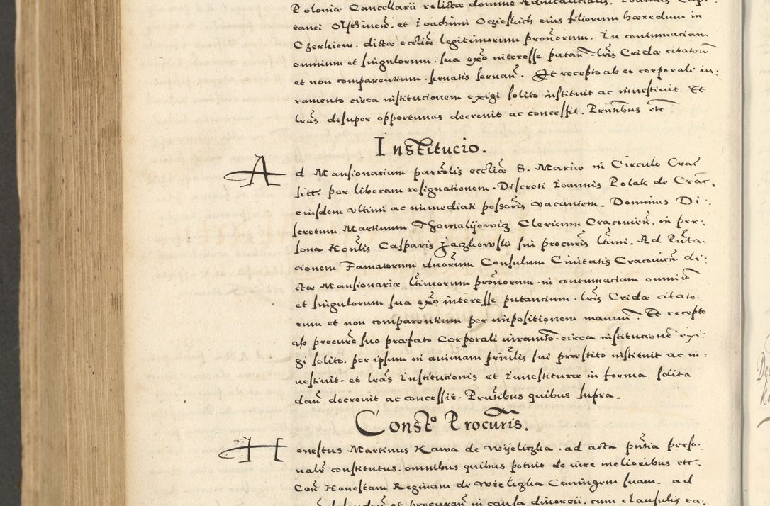 Zdjęcie nr 898 dla obiektu archiwalnego: Acta actorum causarum sententiarum deffinitiuarum, quam interloquutoriarum, decretorum, obligationum, procuratorum etc. coram Reverendo Domino Martino Izbienski de Rusiecz Archidiacono Posnaniensis, custode et in Spiritualibus Vicario generali officiali Cracoviensis, ad Annum Domini Millesimum quingentesimum Sexagesimum Nonum cuius indictio duodecima, Pontus Sanctissimi Pii Papae Quinti Annus quartus foeliciter continuantur