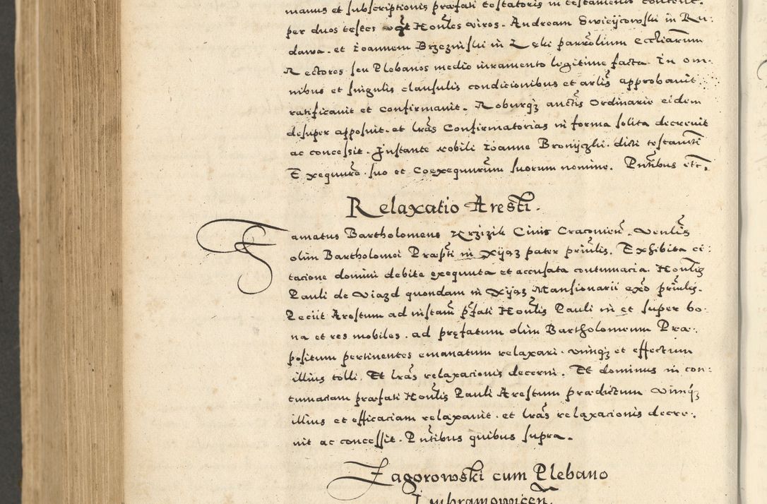 Zdjęcie nr 894 dla obiektu archiwalnego: Acta actorum causarum sententiarum deffinitiuarum, quam interloquutoriarum, decretorum, obligationum, procuratorum etc. coram Reverendo Domino Martino Izbienski de Rusiecz Archidiacono Posnaniensis, custode et in Spiritualibus Vicario generali officiali Cracoviensis, ad Annum Domini Millesimum quingentesimum Sexagesimum Nonum cuius indictio duodecima, Pontus Sanctissimi Pii Papae Quinti Annus quartus foeliciter continuantur