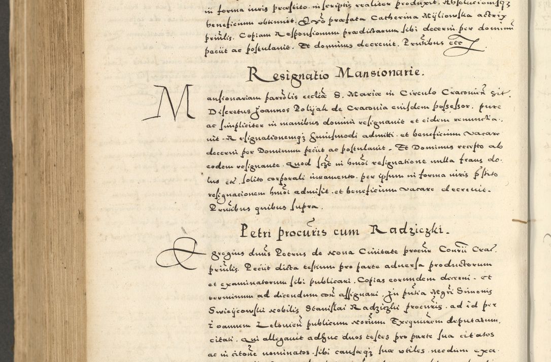 Zdjęcie nr 888 dla obiektu archiwalnego: Acta actorum causarum sententiarum deffinitiuarum, quam interloquutoriarum, decretorum, obligationum, procuratorum etc. coram Reverendo Domino Martino Izbienski de Rusiecz Archidiacono Posnaniensis, custode et in Spiritualibus Vicario generali officiali Cracoviensis, ad Annum Domini Millesimum quingentesimum Sexagesimum Nonum cuius indictio duodecima, Pontus Sanctissimi Pii Papae Quinti Annus quartus foeliciter continuantur