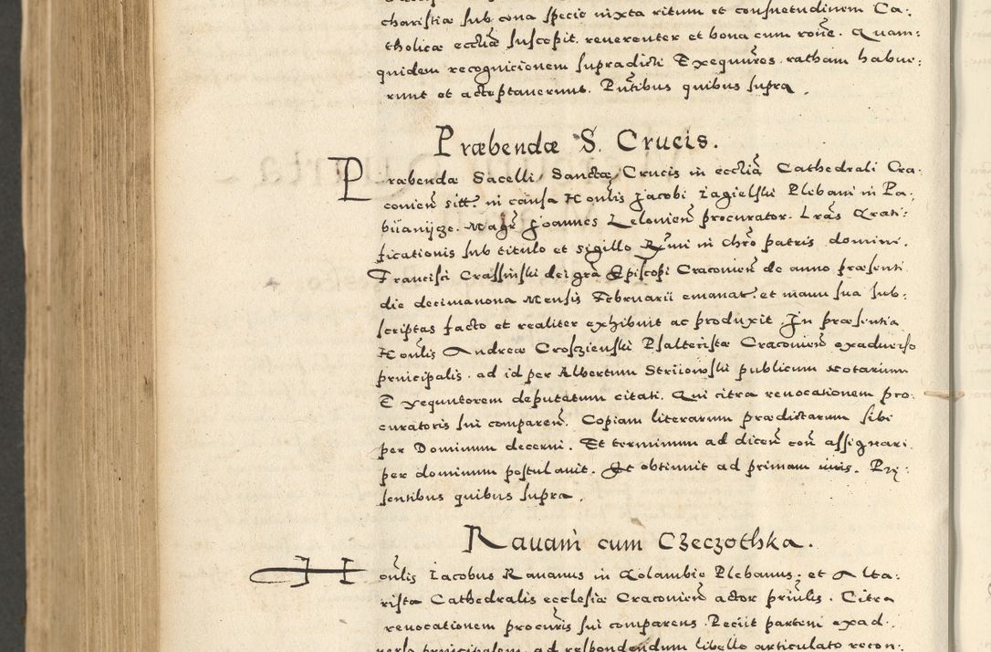 Zdjęcie nr 882 dla obiektu archiwalnego: Acta actorum causarum sententiarum deffinitiuarum, quam interloquutoriarum, decretorum, obligationum, procuratorum etc. coram Reverendo Domino Martino Izbienski de Rusiecz Archidiacono Posnaniensis, custode et in Spiritualibus Vicario generali officiali Cracoviensis, ad Annum Domini Millesimum quingentesimum Sexagesimum Nonum cuius indictio duodecima, Pontus Sanctissimi Pii Papae Quinti Annus quartus foeliciter continuantur