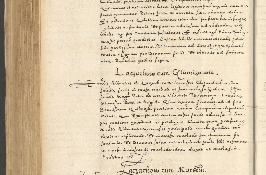 Zdjęcie nr 880 dla obiektu archiwalnego: Acta actorum causarum sententiarum deffinitiuarum, quam interloquutoriarum, decretorum, obligationum, procuratorum etc. coram Reverendo Domino Martino Izbienski de Rusiecz Archidiacono Posnaniensis, custode et in Spiritualibus Vicario generali officiali Cracoviensis, ad Annum Domini Millesimum quingentesimum Sexagesimum Nonum cuius indictio duodecima, Pontus Sanctissimi Pii Papae Quinti Annus quartus foeliciter continuantur