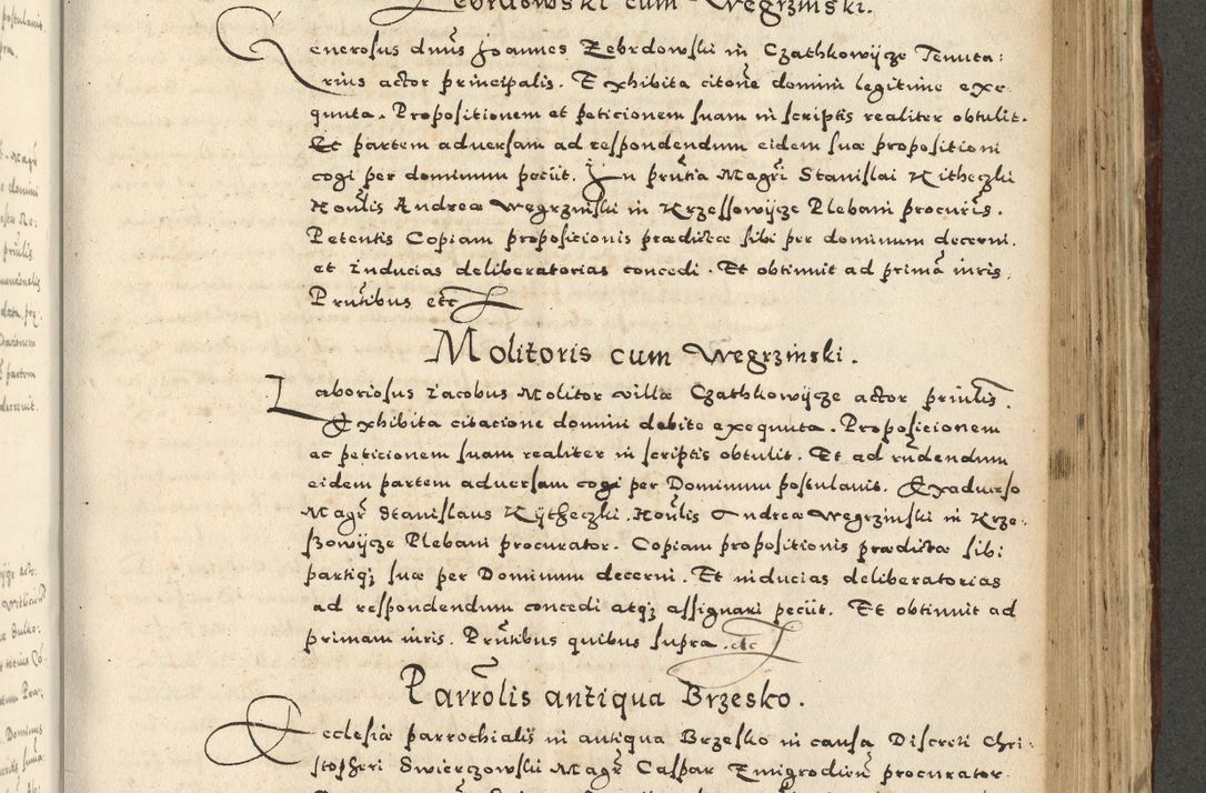 Zdjęcie nr 871 dla obiektu archiwalnego: Acta actorum causarum sententiarum deffinitiuarum, quam interloquutoriarum, decretorum, obligationum, procuratorum etc. coram Reverendo Domino Martino Izbienski de Rusiecz Archidiacono Posnaniensis, custode et in Spiritualibus Vicario generali officiali Cracoviensis, ad Annum Domini Millesimum quingentesimum Sexagesimum Nonum cuius indictio duodecima, Pontus Sanctissimi Pii Papae Quinti Annus quartus foeliciter continuantur