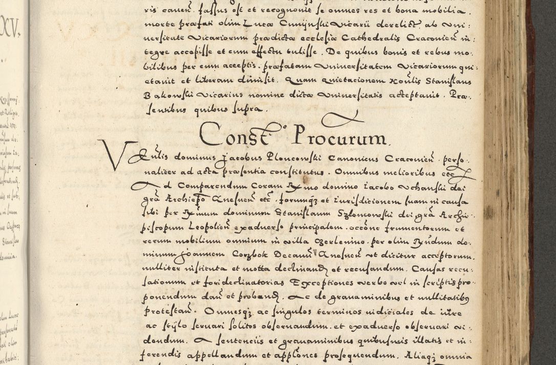 Zdjęcie nr 869 dla obiektu archiwalnego: Acta actorum causarum sententiarum deffinitiuarum, quam interloquutoriarum, decretorum, obligationum, procuratorum etc. coram Reverendo Domino Martino Izbienski de Rusiecz Archidiacono Posnaniensis, custode et in Spiritualibus Vicario generali officiali Cracoviensis, ad Annum Domini Millesimum quingentesimum Sexagesimum Nonum cuius indictio duodecima, Pontus Sanctissimi Pii Papae Quinti Annus quartus foeliciter continuantur