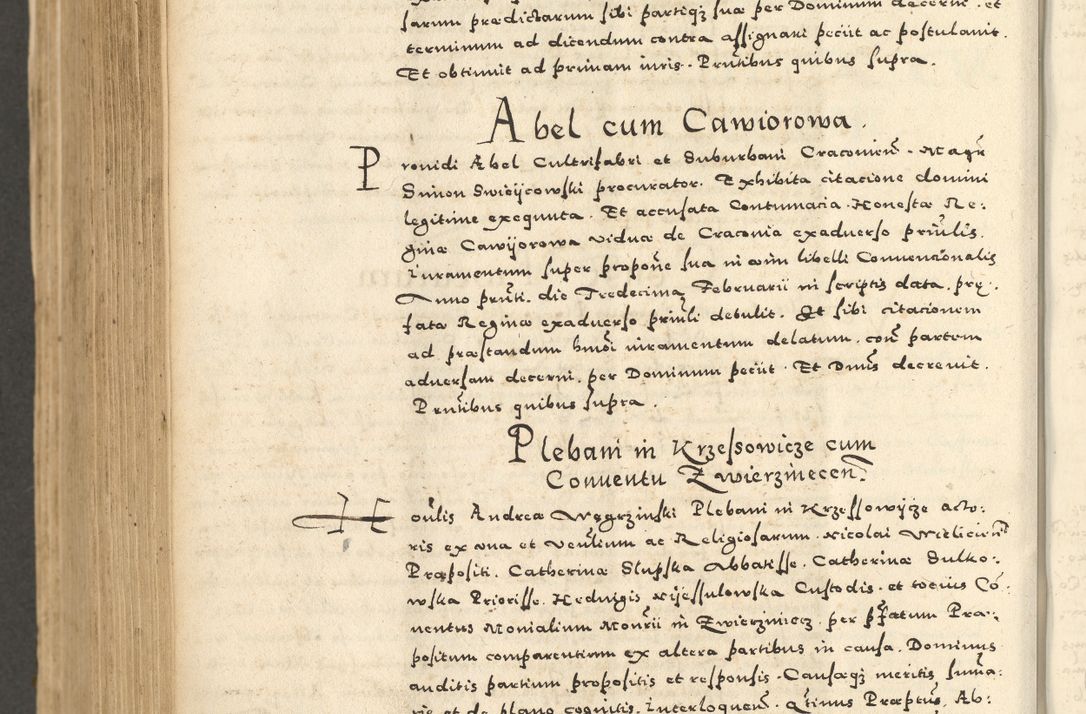 Zdjęcie nr 870 dla obiektu archiwalnego: Acta actorum causarum sententiarum deffinitiuarum, quam interloquutoriarum, decretorum, obligationum, procuratorum etc. coram Reverendo Domino Martino Izbienski de Rusiecz Archidiacono Posnaniensis, custode et in Spiritualibus Vicario generali officiali Cracoviensis, ad Annum Domini Millesimum quingentesimum Sexagesimum Nonum cuius indictio duodecima, Pontus Sanctissimi Pii Papae Quinti Annus quartus foeliciter continuantur