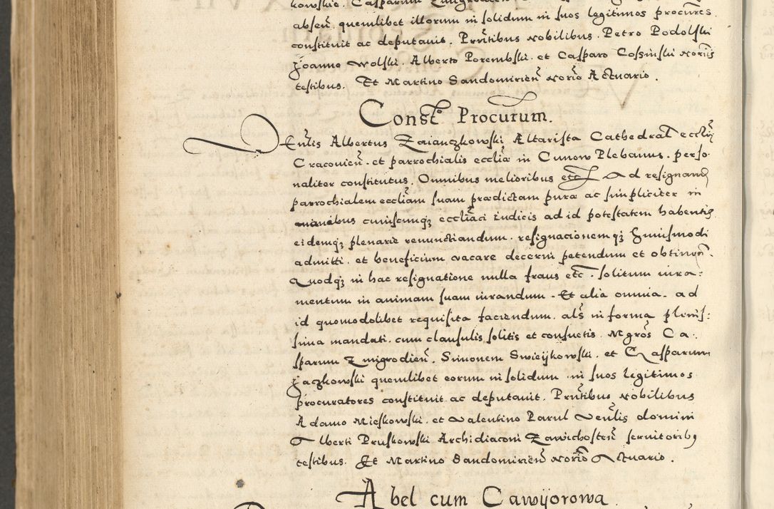 Zdjęcie nr 862 dla obiektu archiwalnego: Acta actorum causarum sententiarum deffinitiuarum, quam interloquutoriarum, decretorum, obligationum, procuratorum etc. coram Reverendo Domino Martino Izbienski de Rusiecz Archidiacono Posnaniensis, custode et in Spiritualibus Vicario generali officiali Cracoviensis, ad Annum Domini Millesimum quingentesimum Sexagesimum Nonum cuius indictio duodecima, Pontus Sanctissimi Pii Papae Quinti Annus quartus foeliciter continuantur