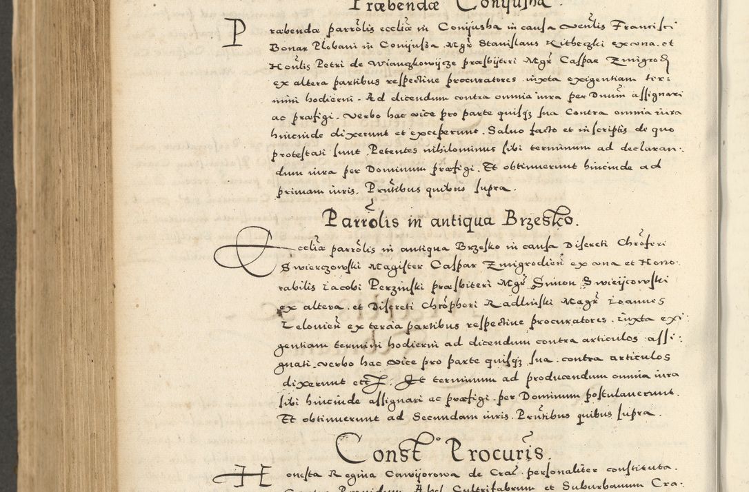 Zdjęcie nr 856 dla obiektu archiwalnego: Acta actorum causarum sententiarum deffinitiuarum, quam interloquutoriarum, decretorum, obligationum, procuratorum etc. coram Reverendo Domino Martino Izbienski de Rusiecz Archidiacono Posnaniensis, custode et in Spiritualibus Vicario generali officiali Cracoviensis, ad Annum Domini Millesimum quingentesimum Sexagesimum Nonum cuius indictio duodecima, Pontus Sanctissimi Pii Papae Quinti Annus quartus foeliciter continuantur