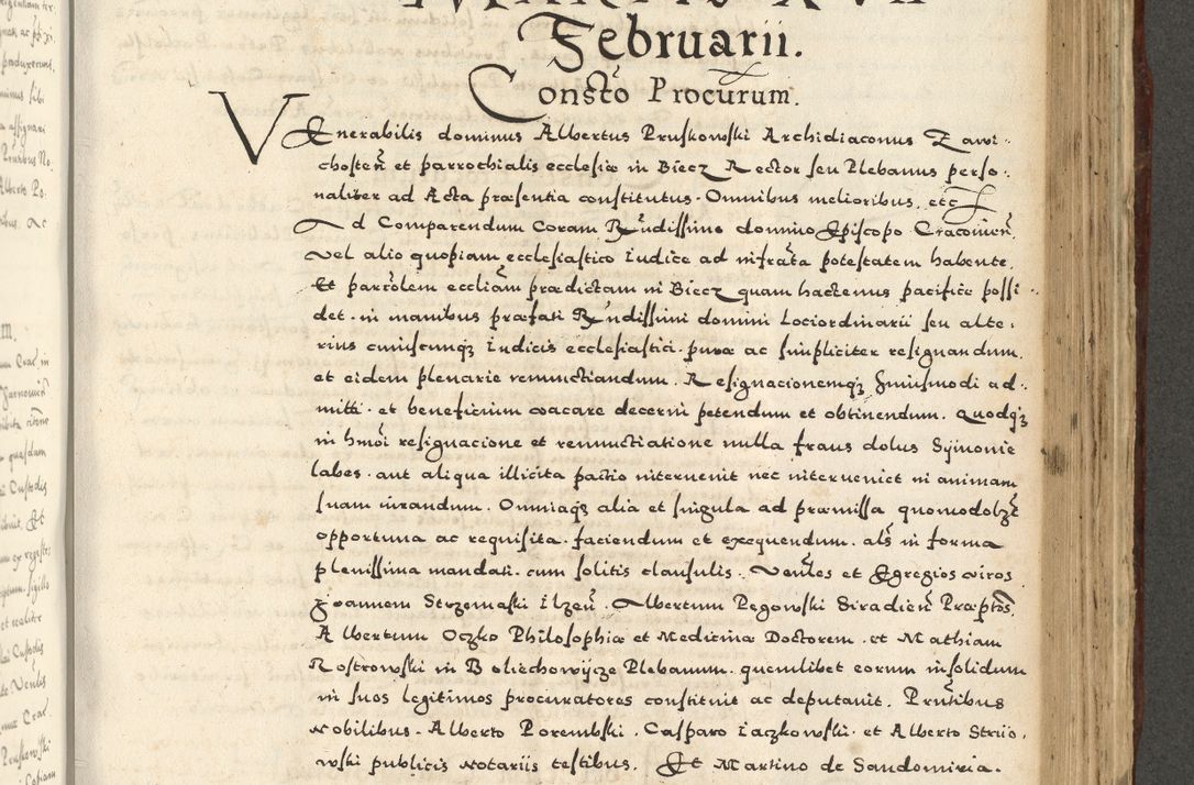 Zdjęcie nr 861 dla obiektu archiwalnego: Acta actorum causarum sententiarum deffinitiuarum, quam interloquutoriarum, decretorum, obligationum, procuratorum etc. coram Reverendo Domino Martino Izbienski de Rusiecz Archidiacono Posnaniensis, custode et in Spiritualibus Vicario generali officiali Cracoviensis, ad Annum Domini Millesimum quingentesimum Sexagesimum Nonum cuius indictio duodecima, Pontus Sanctissimi Pii Papae Quinti Annus quartus foeliciter continuantur