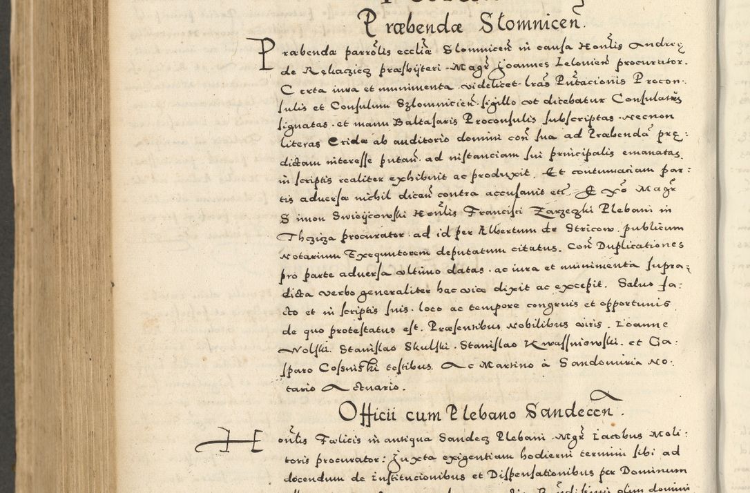 Zdjęcie nr 858 dla obiektu archiwalnego: Acta actorum causarum sententiarum deffinitiuarum, quam interloquutoriarum, decretorum, obligationum, procuratorum etc. coram Reverendo Domino Martino Izbienski de Rusiecz Archidiacono Posnaniensis, custode et in Spiritualibus Vicario generali officiali Cracoviensis, ad Annum Domini Millesimum quingentesimum Sexagesimum Nonum cuius indictio duodecima, Pontus Sanctissimi Pii Papae Quinti Annus quartus foeliciter continuantur