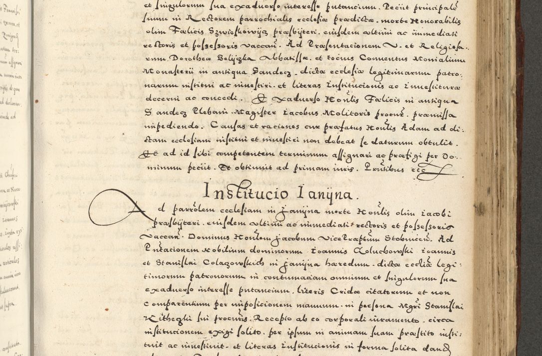 Zdjęcie nr 857 dla obiektu archiwalnego: Acta actorum causarum sententiarum deffinitiuarum, quam interloquutoriarum, decretorum, obligationum, procuratorum etc. coram Reverendo Domino Martino Izbienski de Rusiecz Archidiacono Posnaniensis, custode et in Spiritualibus Vicario generali officiali Cracoviensis, ad Annum Domini Millesimum quingentesimum Sexagesimum Nonum cuius indictio duodecima, Pontus Sanctissimi Pii Papae Quinti Annus quartus foeliciter continuantur