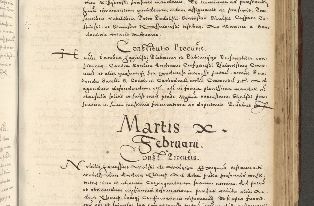 Zdjęcie nr 855 dla obiektu archiwalnego: Acta actorum causarum sententiarum deffinitiuarum, quam interloquutoriarum, decretorum, obligationum, procuratorum etc. coram Reverendo Domino Martino Izbienski de Rusiecz Archidiacono Posnaniensis, custode et in Spiritualibus Vicario generali officiali Cracoviensis, ad Annum Domini Millesimum quingentesimum Sexagesimum Nonum cuius indictio duodecima, Pontus Sanctissimi Pii Papae Quinti Annus quartus foeliciter continuantur